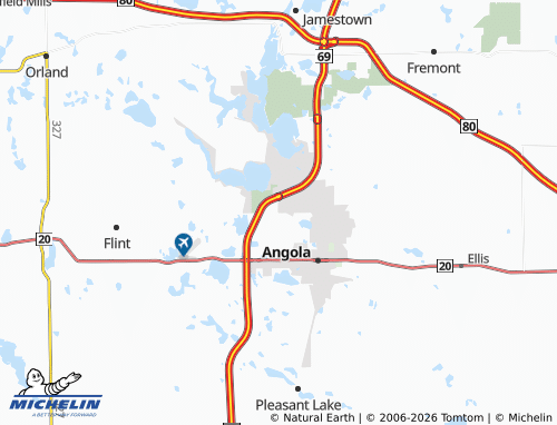 Mapa MICHELIN Pleasant - ViaMichelin
