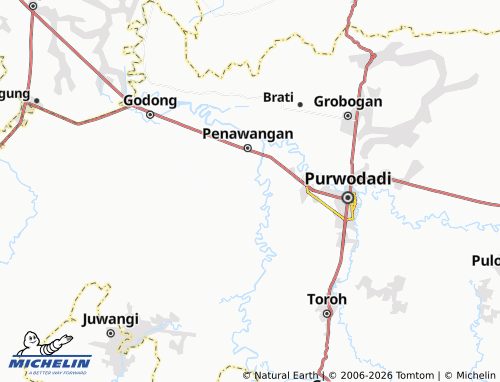 MICHELIN Karangpaing map - ViaMichelin