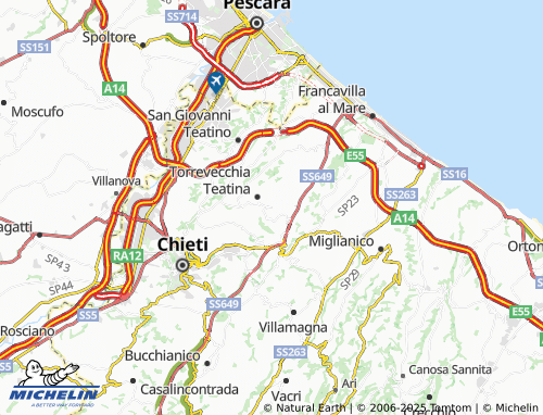 MICHELIN Castelferrato map - ViaMichelin