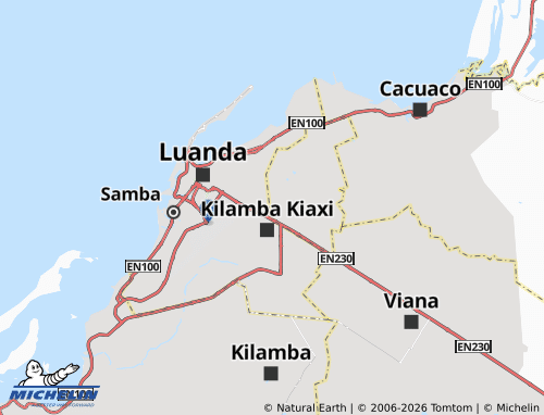 MICHELIN Tungangó map - ViaMichelin
