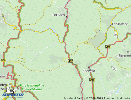 MICHELIN Kirschbaumwasen map - ViaMichelin