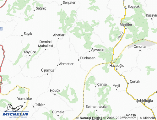 Mappa MICHELIN Durhasan - ViaMichelin