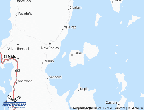 Kaart MICHELIN Batas - ViaMichelin