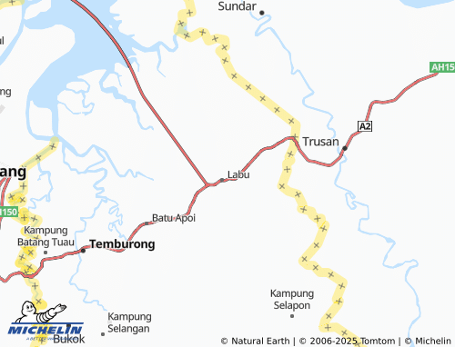 MICHELIN-Landkarte Kampung Labu Estate - ViaMichelin