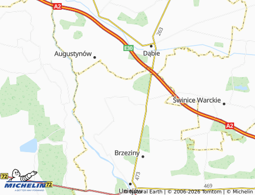 MICHELIN Czepów map - ViaMichelin
