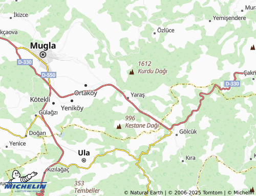 MICHELIN Yaraş map - ViaMichelin