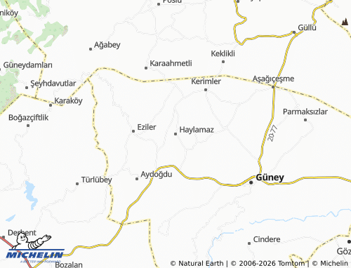 MICHELIN Haylamaz map - ViaMichelin