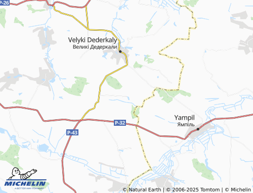 MICHELIN-Landkarte Radoshivka - ViaMichelin