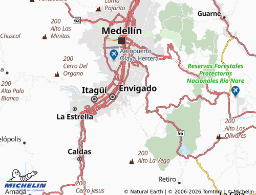 Carte MICHELIN El Esmeraldal - ViaMichelin