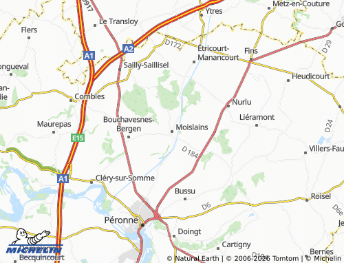 Mappa MICHELIN Moislains - ViaMichelin