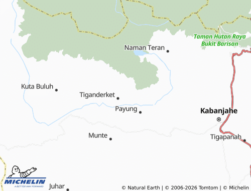 MICHELIN Temburun map - ViaMichelin