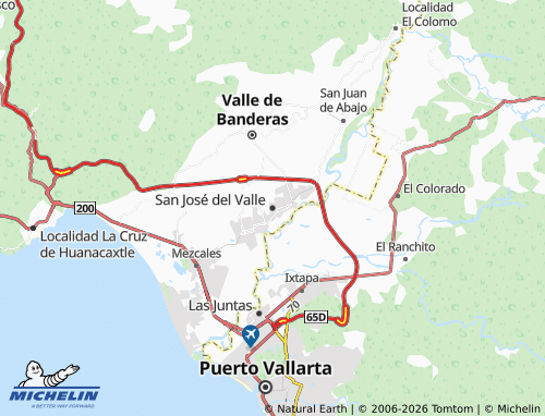 Mappa MICHELIN San José del Valle - ViaMichelin