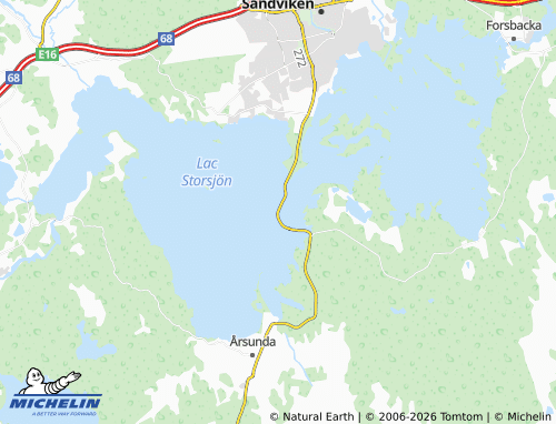 MICHELIN Lövåsen map - ViaMichelin