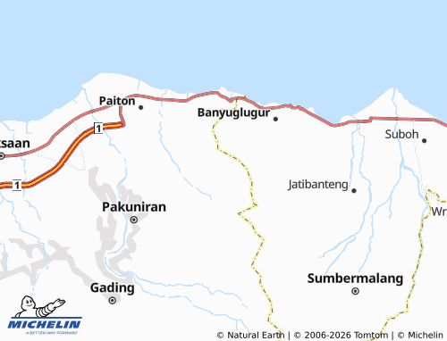 MICHELIN Tambakukir map - ViaMichelin