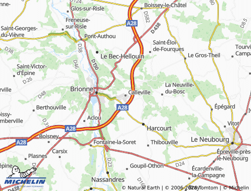 Mappa MICHELIN Calleville - ViaMichelin