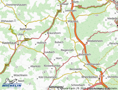Carte MICHELIN Bubach - ViaMichelin