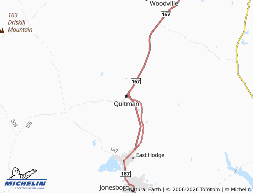 Mapa MICHELIN Quitman - ViaMichelin