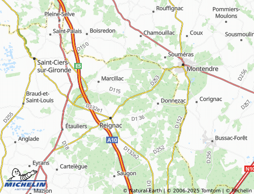 Carte MICHELIN La Touille - ViaMichelin