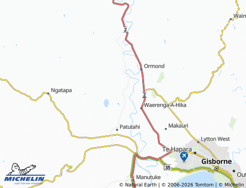 Mapa MICHELIN Waituhi - ViaMichelin