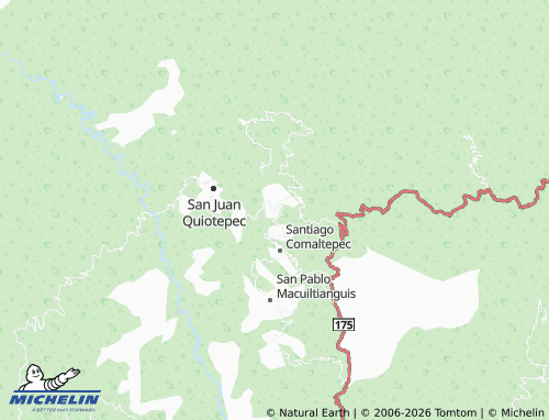 MICHELIN San Pedro Yólox map - ViaMichelin
