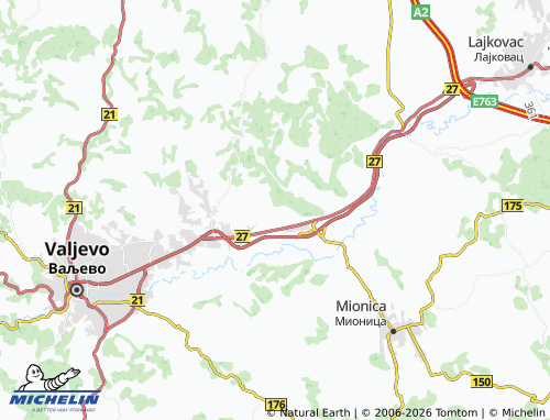 MICHELIN-Landkarte Lukavac - ViaMichelin