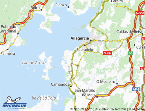 Carte MICHELIN San Roque - ViaMichelin
