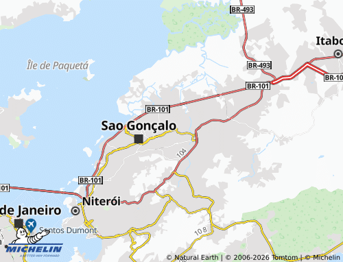 MICHELIN Antonina map - ViaMichelin