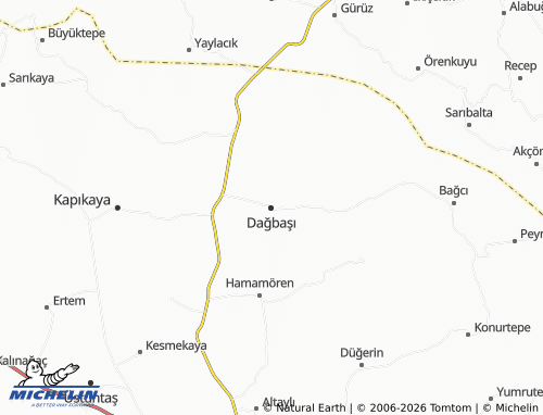 Mapa MICHELIN Dağbaşı - ViaMichelin