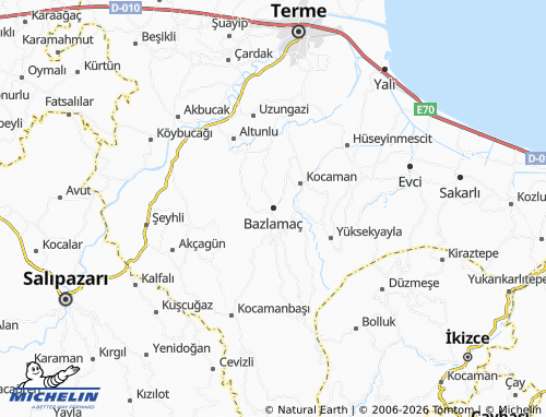 MICHELIN Bazlamaç map - ViaMichelin