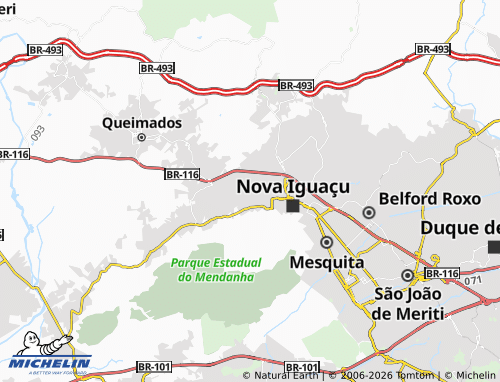 Mapa MICHELIN Jardim Canaã - ViaMichelin