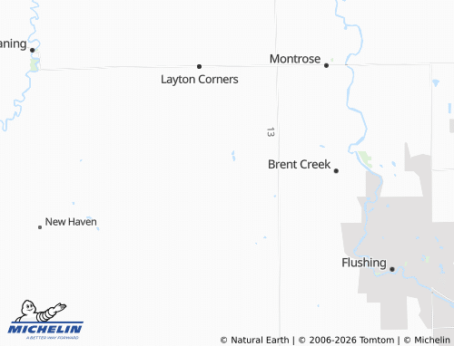 Mappa MICHELIN New Lothrop - ViaMichelin