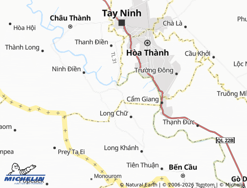 Mapa MICHELIN Long Vĩnh - ViaMichelin