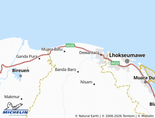 Mappa MICHELIN Cot Keumuneng - ViaMichelin