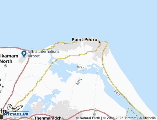 Mapa MICHELIN Karanavai East - ViaMichelin