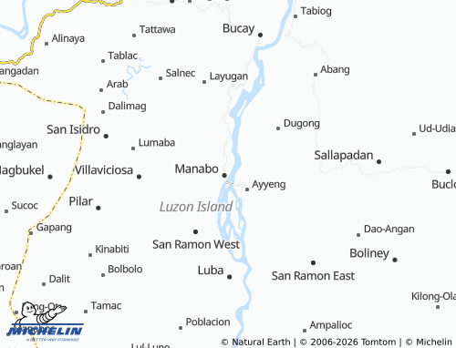 MICHELIN Santo Tomas map - ViaMichelin