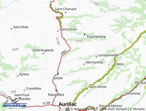Carte MICHELIN Entre Deux Rieux - ViaMichelin