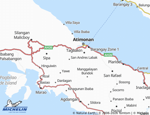 Mappa MICHELIN Inaclagan - ViaMichelin
