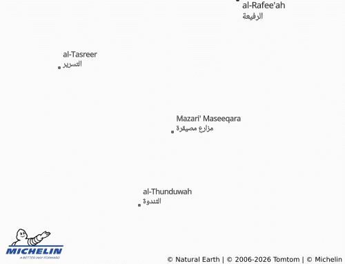 MICHELIN-Landkarte Mazari' Maseeqara - ViaMichelin