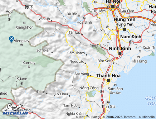 Mapa MICHELIN Lang Chánh - ViaMichelin