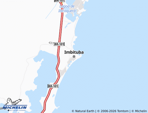 MICHELIN Imbituba map - ViaMichelin