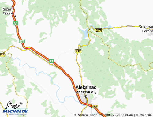 Mapa MICHELIN Subotinac - ViaMichelin