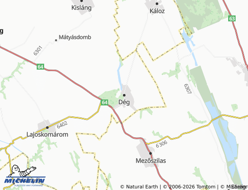 Mapa MICHELIN Dég - ViaMichelin