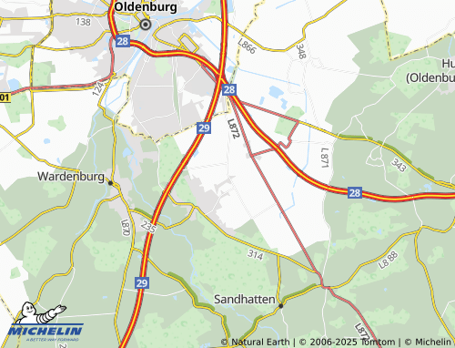 Carte MICHELIN Streekermoor - ViaMichelin