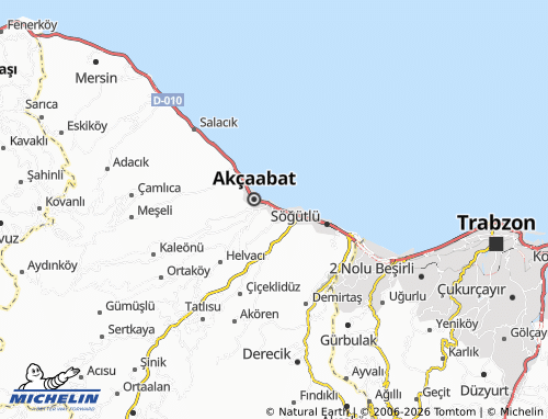 MICHELIN Yaylacık map - ViaMichelin