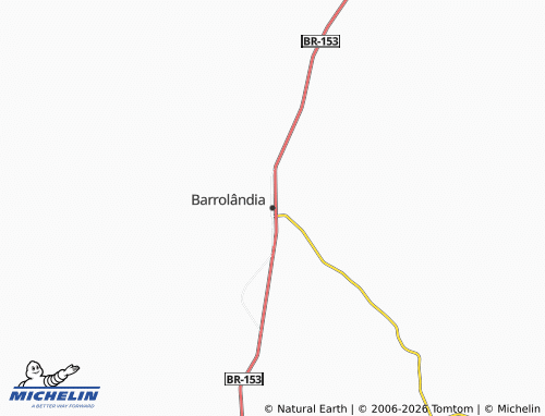 Mappa MICHELIN Barrolândia - ViaMichelin