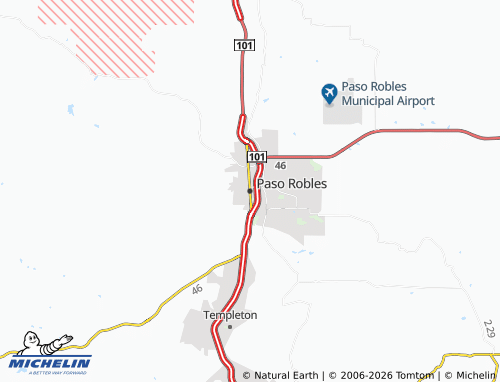 Mappa MICHELIN Paso Robles - ViaMichelin