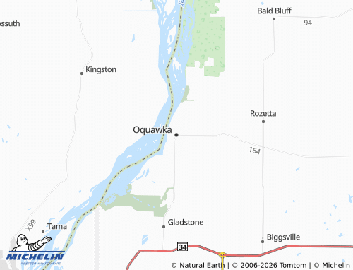 Mappa MICHELIN Oquawka - ViaMichelin
