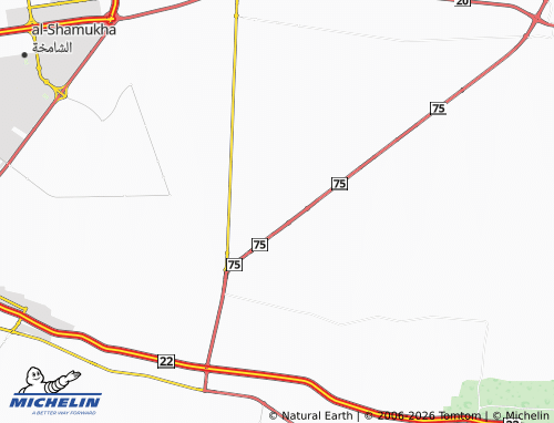 MICHELIN Al Asheesh map - ViaMichelin