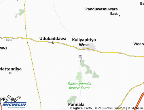 Mappa MICHELIN Thabbomulla - ViaMichelin