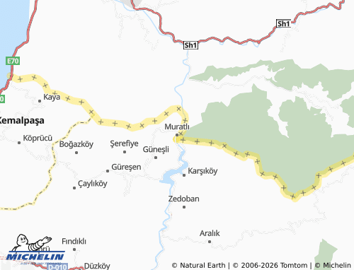 Mappa MICHELIN Muratlı - ViaMichelin